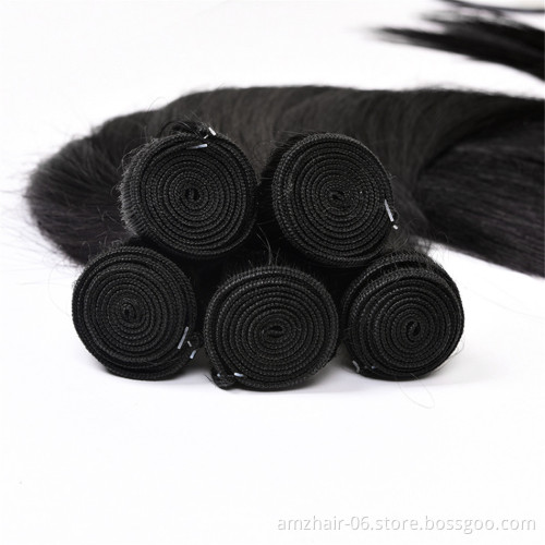 In Stock Double Weave 40 Inch Cambodian Human Hair Straight Bundles Vendors Cuticle Aligned Remy Human Hair Extension Products